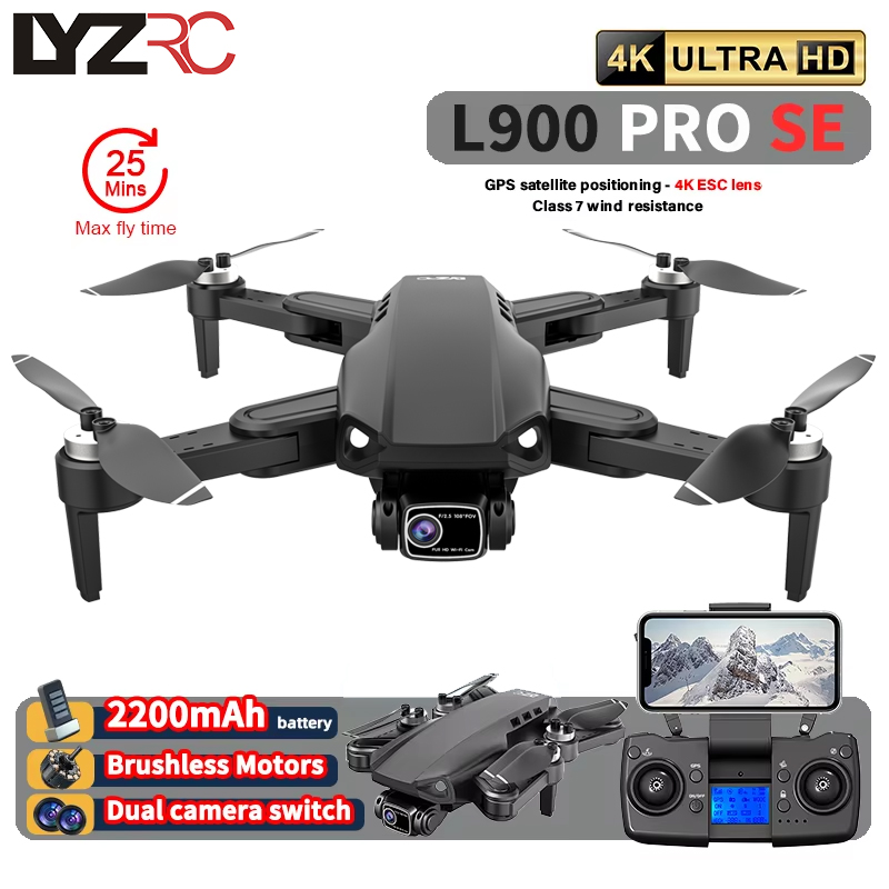 L900 Pro SE MAX GPS Drone 4K P - Drone Gimbal ulasan dan harga