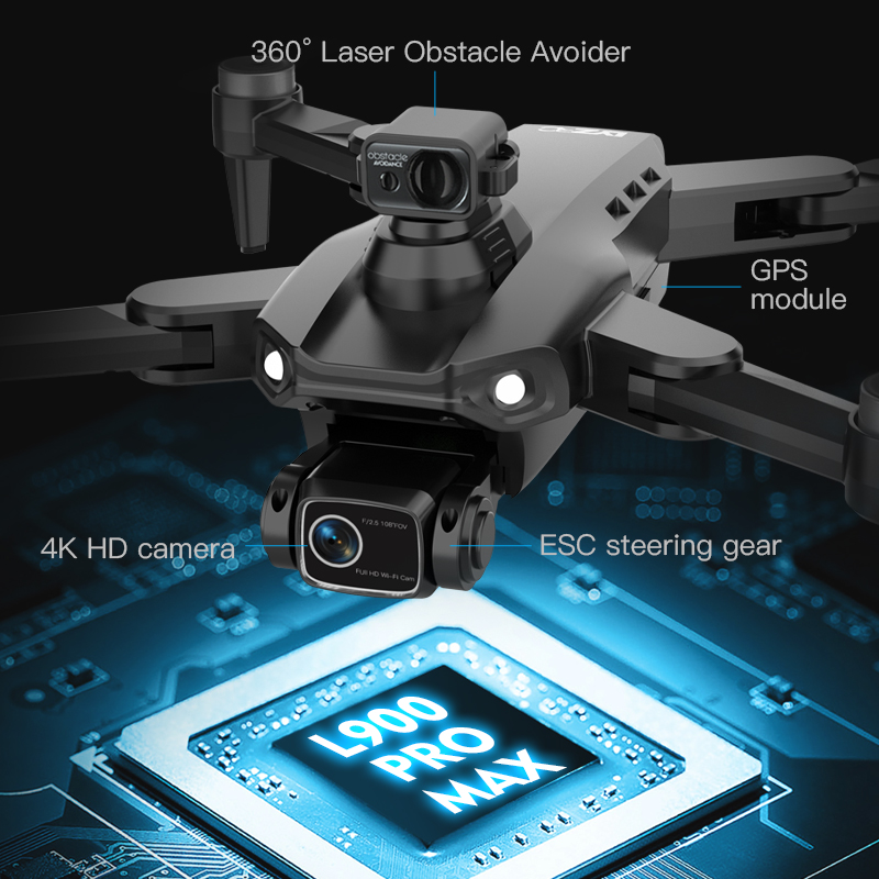 L900 Pro SE MAX GPS Drone 4K P - Drone Gimbal ulasan dan harga