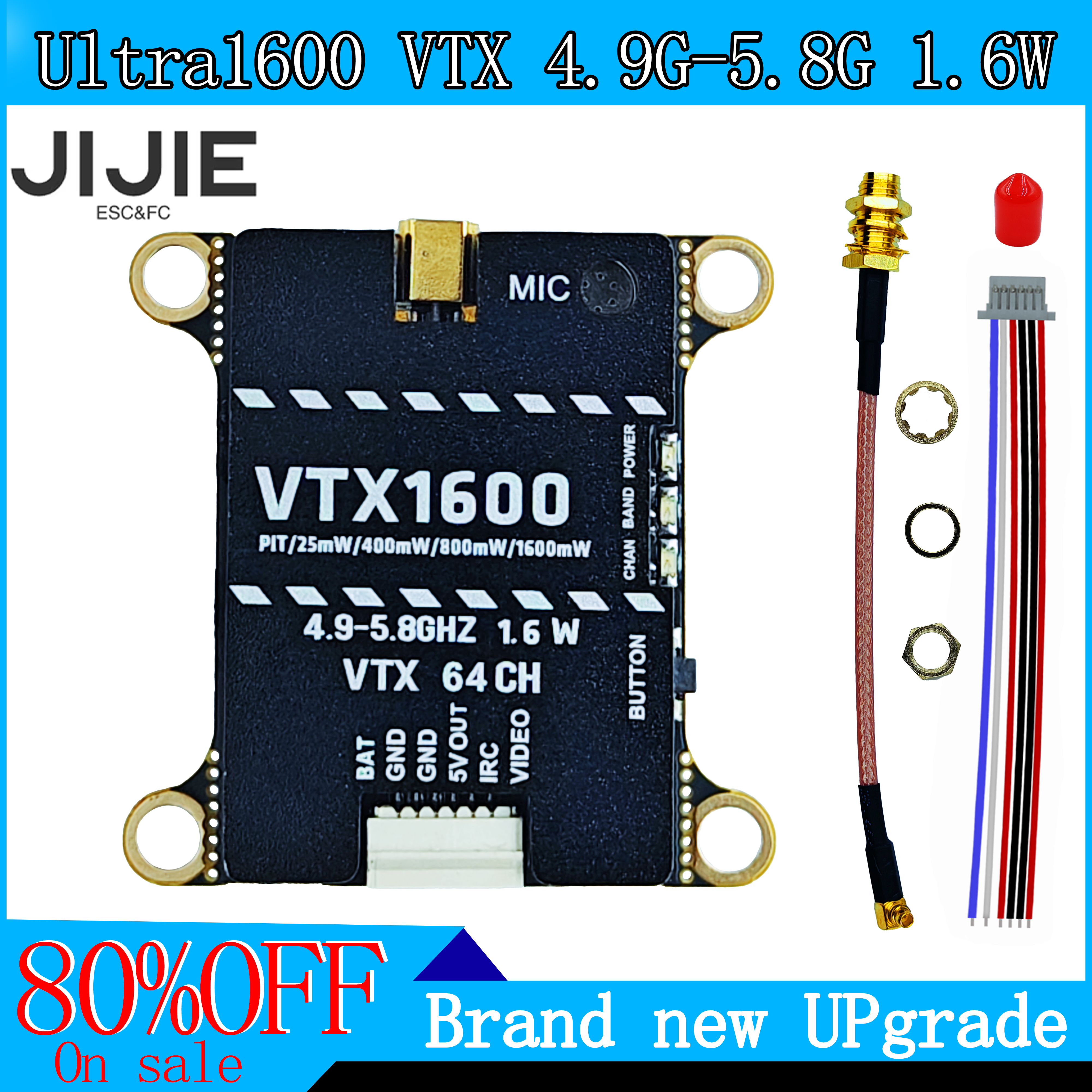 JIJIE Original new 1.6W VTX 2. - Drone Power Distribution Board ulasan dan harga