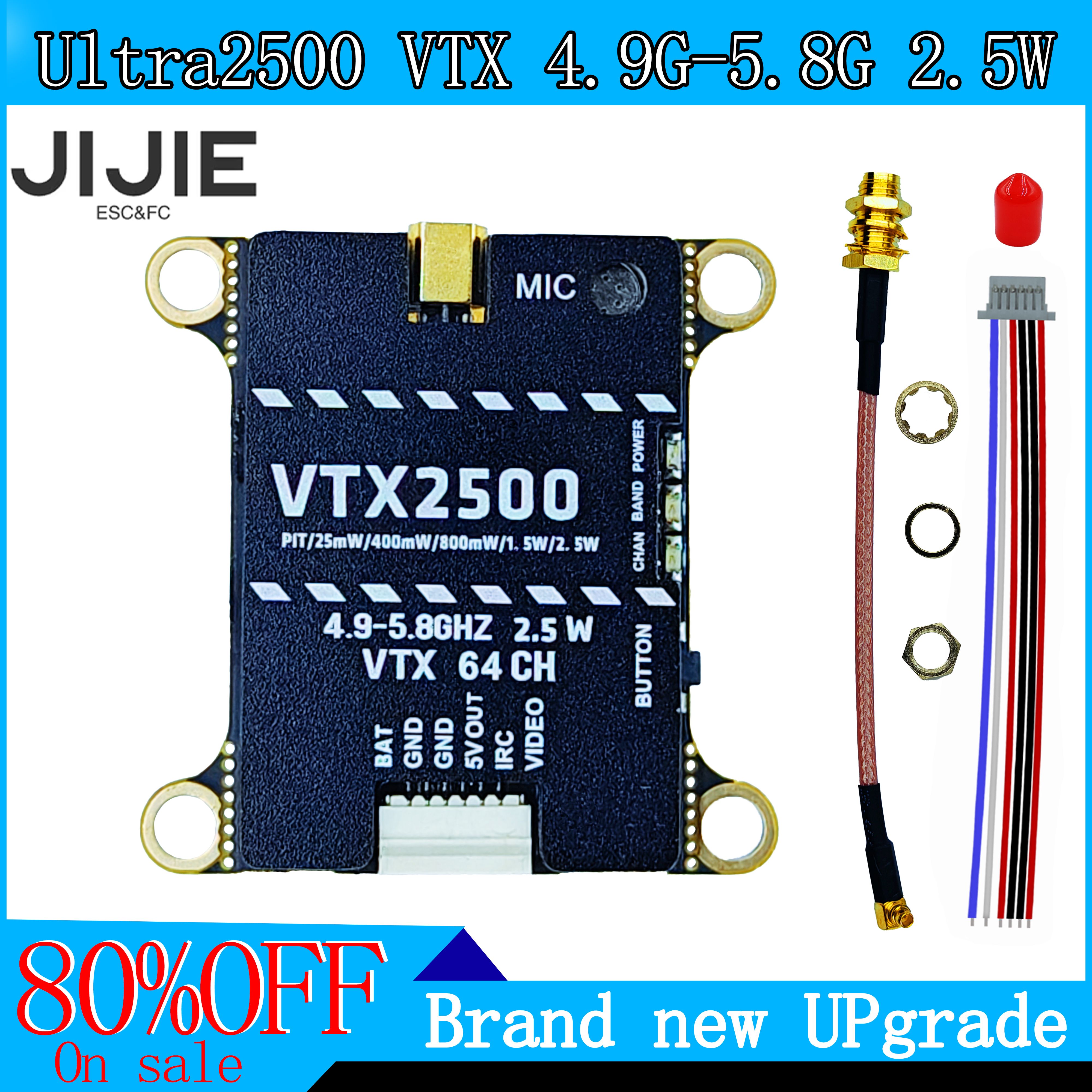 JIJIE Original new 1.6W VTX 2. - Drone Power Distribution Board ulasan dan harga