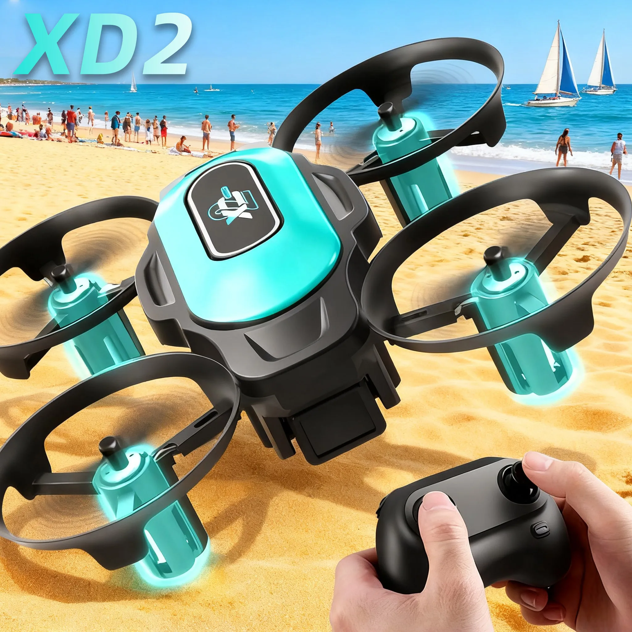 XD2 Mini Drone, 360° Stunt Fli - Drone Led Light ulasan dan harga