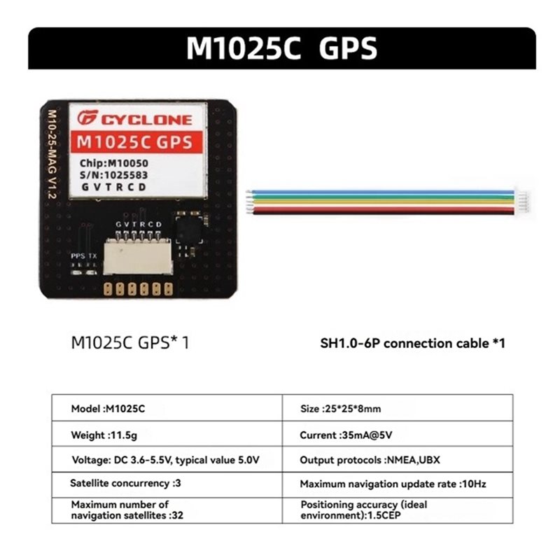 【NEWLY】M1025C M10 GPS Module I - Drone Compass ulasan dan harga