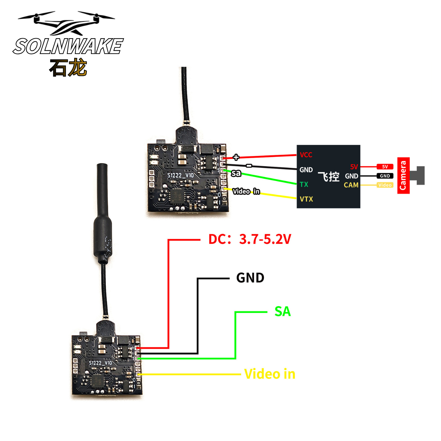 SLONWAKE Nano 5.8G 48CH 200mW  - Drone Receiver ulasan dan harga