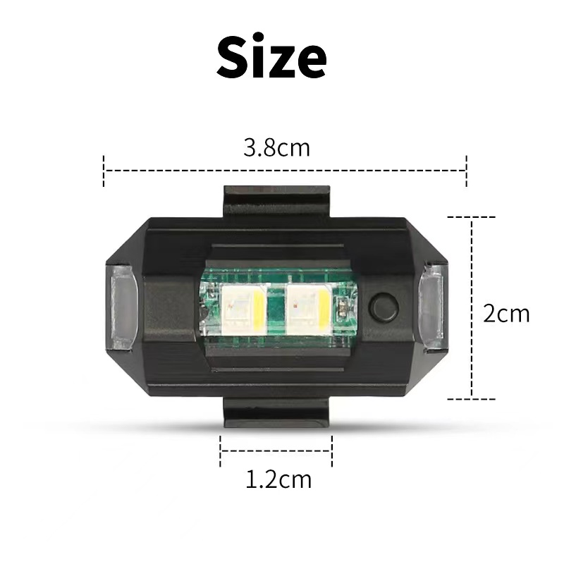 Motorcycle Light Drone Strobe  - Drone Led Light ulasan dan harga