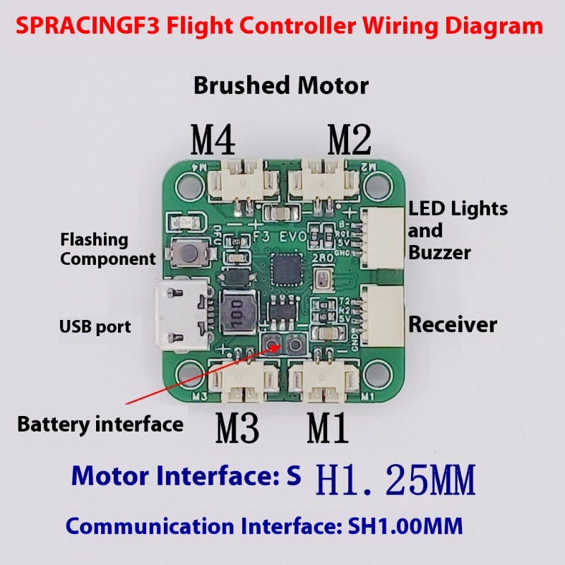 SP RACING F3 EVO Brushed Fligh - Drone Flight Controller ulasan dan harga