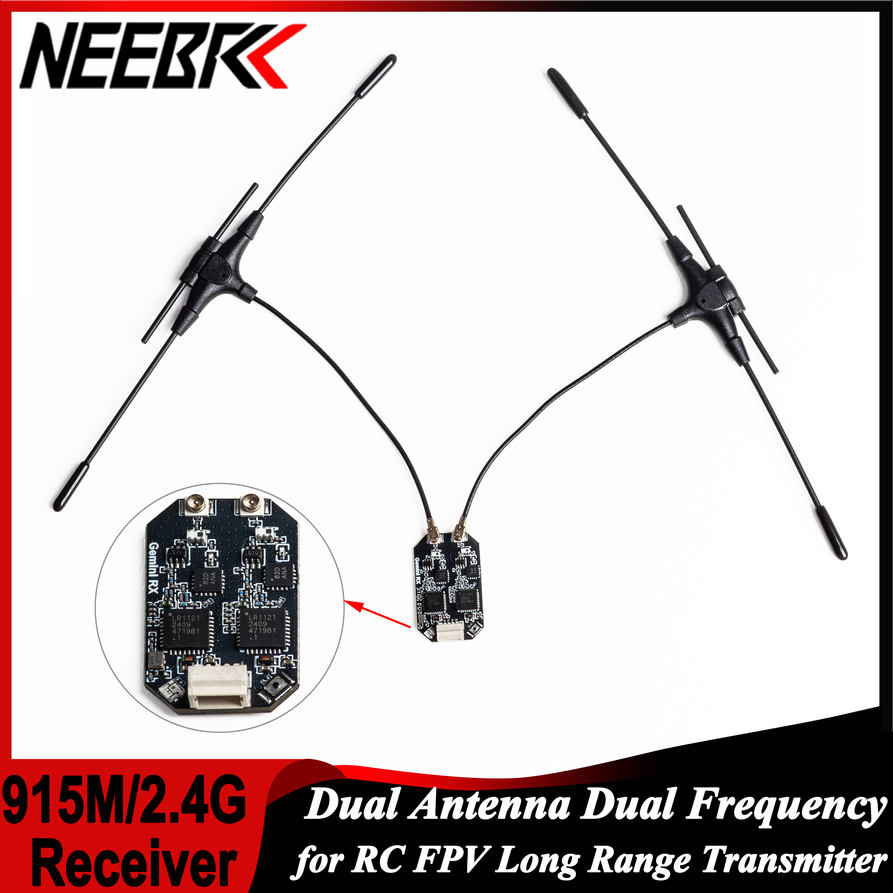 ELRS 915MHz/2.4GHz Gemini Dual - Drone Antenna ulasan dan harga