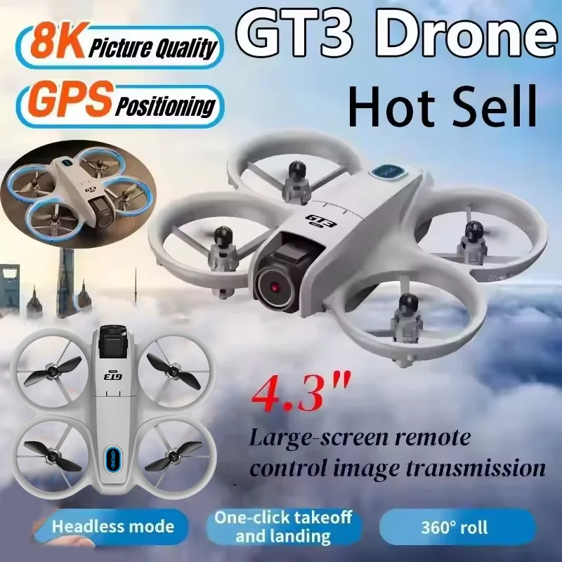 GT3 Drone 8K HD Dual Cameras G - Drone Gimbal ulasan dan harga