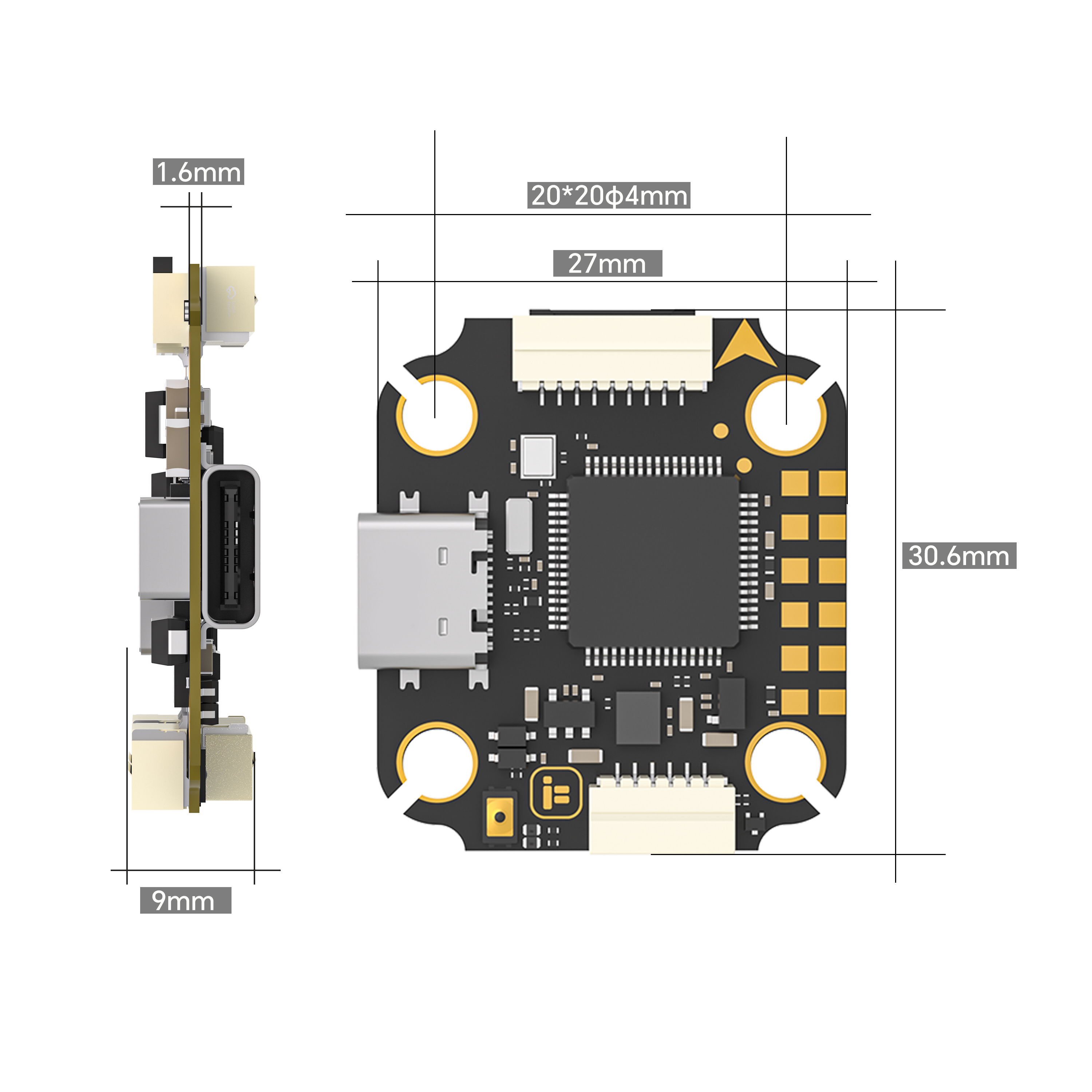 iFlight Borg F7 Mini Stack Fli - Drone Flight Controller ulasan dan harga