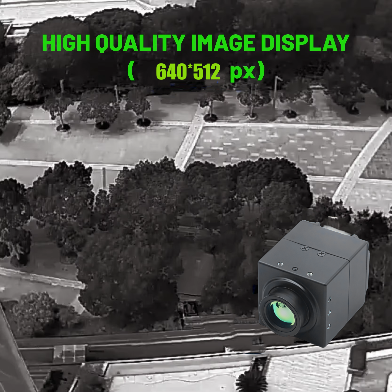 Uncooled 640x512 50Hz Radiomet - Drone Camera ulasan dan harga