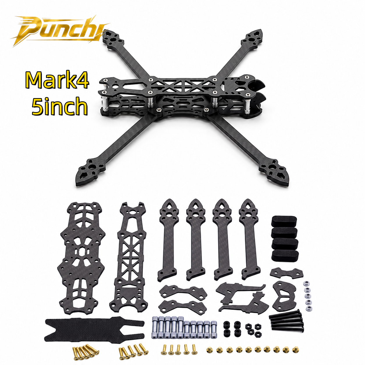 Mark4 5inch FPV Carbon Fiber F - Drone Arm ulasan dan harga